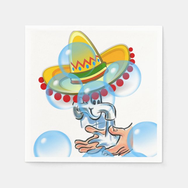 Pappra servetter i bastrummet (Framsidan)