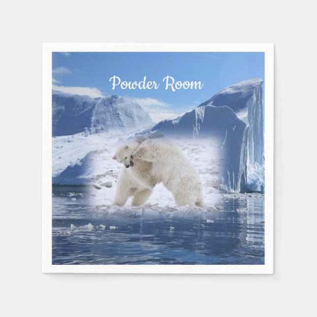 Pappra servetter i pulverrum (Framsidan)