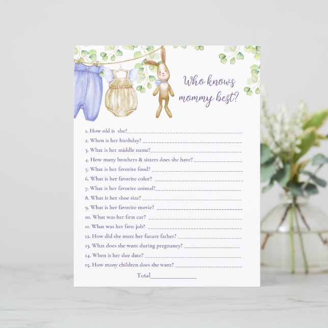 Pappra Sheetmatch "Vem vet bäst om mamman?" (Stående Fram)