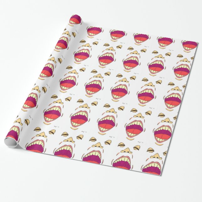 pappra "Shout Färg" Presentpapper (Utrullad)