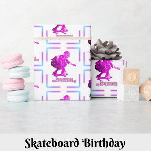 Pappra skateboard Birthday Gift Wrapping Presentpapper