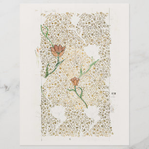 PAPPRA SKRIPBOK: WILLIAM MORRIS: GARDEN TULIP