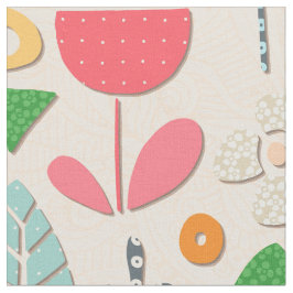 pappra snittblommor tyg