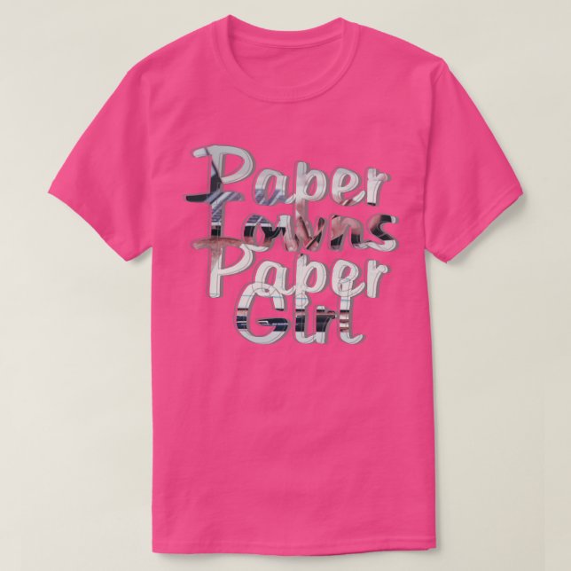 Pappra Städer Papper Girl T Shirt (Design framsida)