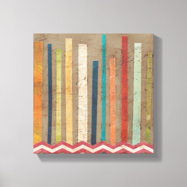 pappra staket II Canvastryck (Framsida)