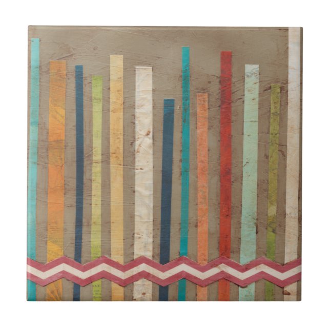 pappra staket II Kakelplatta (Framsidan)