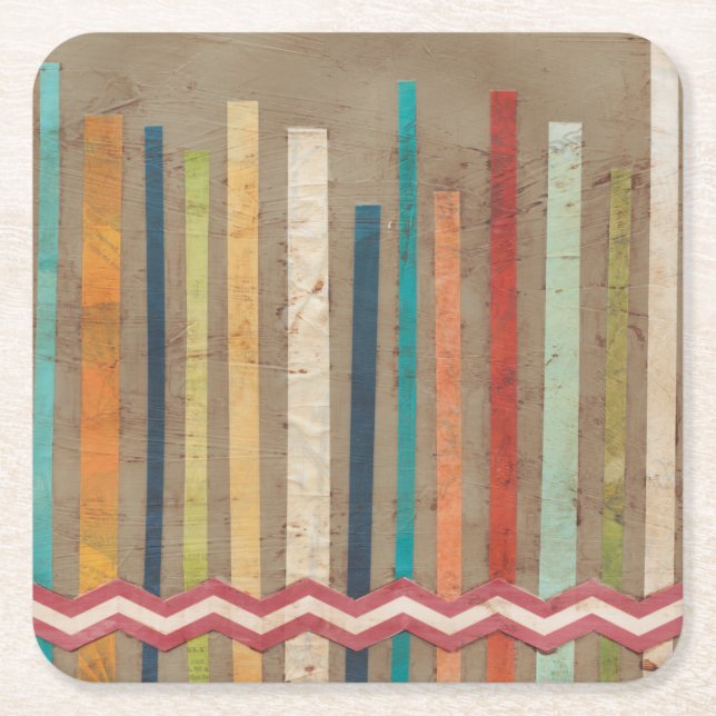 pappra staket II Underlägg Papper Kvadrat (Framsidan)