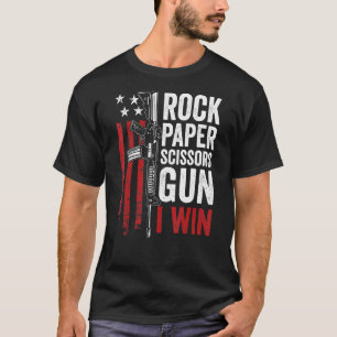 Pappra Sten-saxar Gun 2a Pro Gun Pappa Joke T Shirt