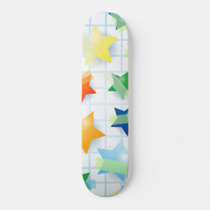 Pappra stjärnor, skridskor skateboard bräda 20,5 cm