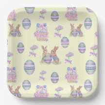 Pappra Tallrikar Påsk Tema