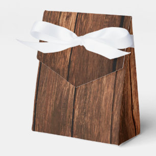 Pappra tält-förmånslådan Barn Wood Land Rustic Presentaskar