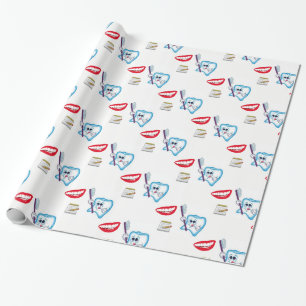 Pappra tandläkare presentpapper
