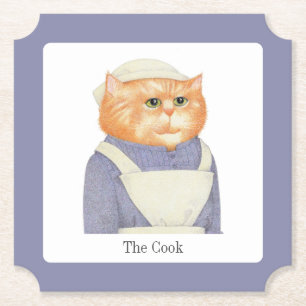 PAPPRA Underlägg för COOK CAT Biljett + Text Papper