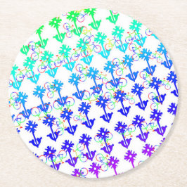 Pappra Underlägg för cyklar och blommor