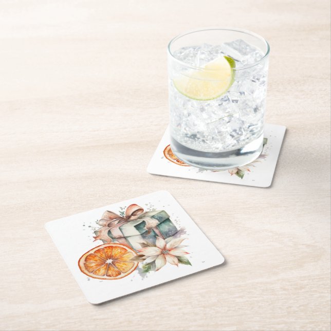 Pappra Underlägg för vattenfärg vid jul (6 delara) (Insitu)