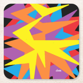 Pappra Underlägg: Förvirring Underlägg Papper Kvadrat