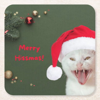 Pappra Underlägg, Merry Hissmas Önskemål Underlägg Papper Kvadrat