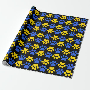 Pappra utskrift av lansing Bobcat-paw Presentpapper