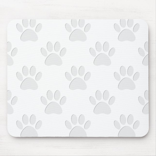 Pappra utskuren Hund Tass Mönster Musmatta (Framsidan)