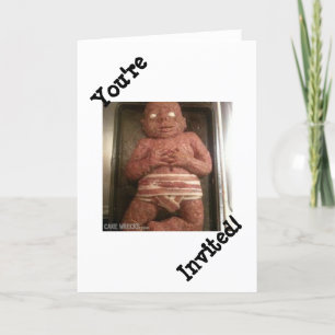 Pappra varor från Meatloaf Baby Inbjudan