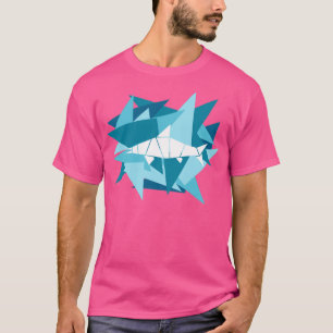 Pappra varv Origami Ichthyosaurus T Shirt