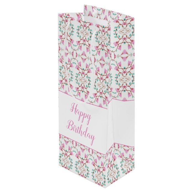 Pappra Vin Sweet Patterned Gift Bag (Baksidan Vinklad)