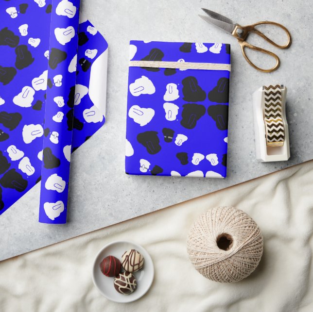 Pappra vintergåva för talladskudd på kutkanin presentpapper (Hantverk)