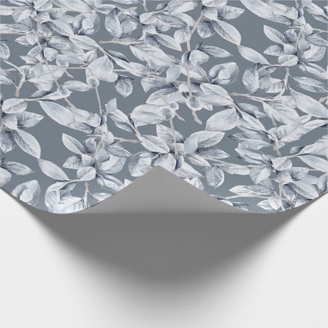 Pappra vinterjulafton i Mönster Presentpapper (Hörn)