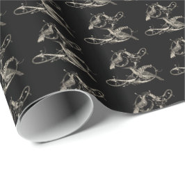 Pappra Wrapping för Liollo Bird Mönster Presentpapper