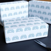 Pappra Wrapping för Play Tartan Figaro Car Mönster
