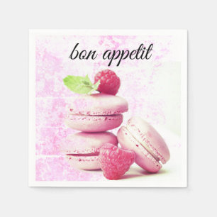 Papprare blöjor med Fransk Macaroner Pappersservett