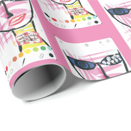 Papprare - Det är flickans Rosa Presentpapper