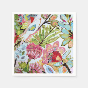 Papprare fåglar II Pappersservett