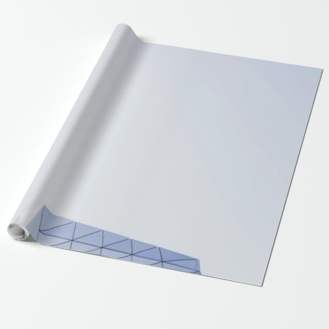 Papprare figursättning för projektionsyta presentpapper (Utrullad)