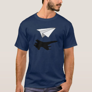 Papprare flygplan i Ingenjör T Shirt