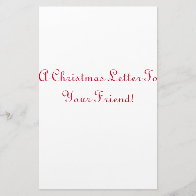 Papprare julstubin Brev Brevpapper (Framsida)