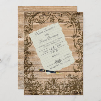 Papprare lakan inbjudningar