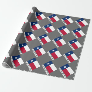 papprare omslag av flagga Texas lone star Presentpapper