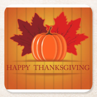 papprare underlägg Thanksgiving Papper Kvadrat