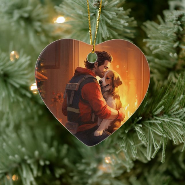 Pappsminneornament, Papillon-mammans present Julgransprydnad Keramik (Träd)