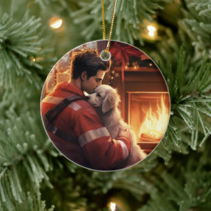 Pappsminneornament, Papillon-mammans present Julgransprydnad Keramik