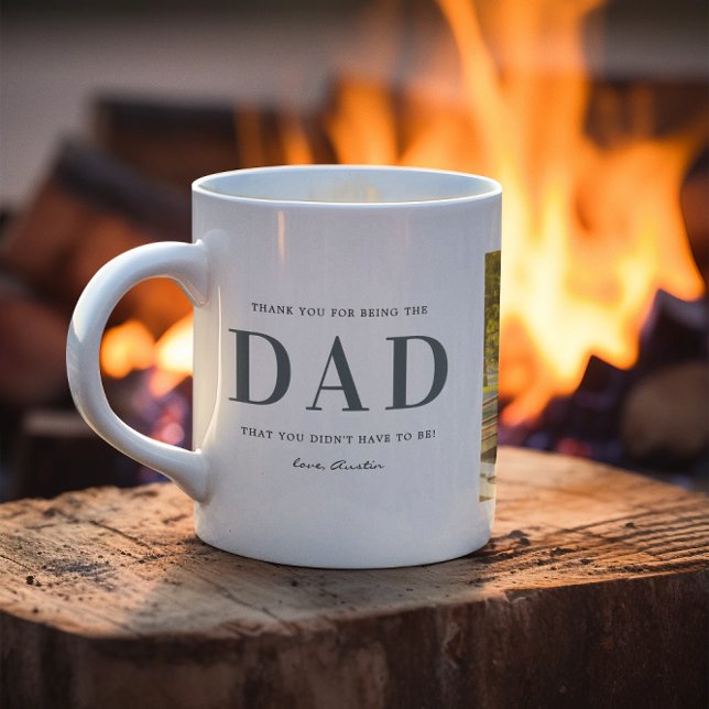 Pappsteppa | Kaffe kopp med tre foton collage (Skapare uppladdad)