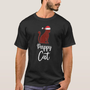 Pappy Cat Buffalo Red Play jul Pajama Famil T Shirt