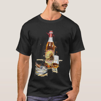 Pappy & Cigar Painting, Blantons, Buffalo Trace T Shirt