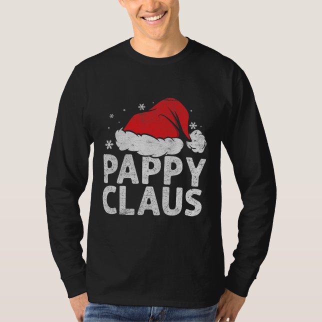 Pappy Claus Shirt Men Family Matching Christmas T Shirt (Framsida)