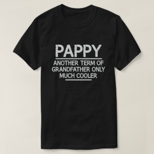Pappy Definition underbart Coola Grandpa Gift T Shirt