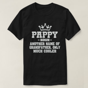 Pappy Definition underbart Coola Grandpa Gift T Shirt