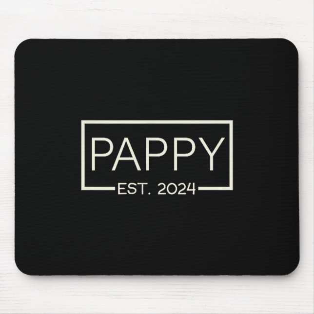 Pappy Est 2024 New Dad Father's Day Men Cket  Musmatta (Framsidan)