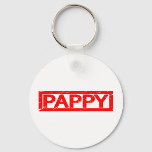 Pappy Frimärke Nyckelring