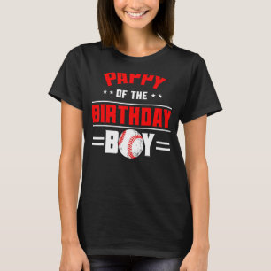 Pappy of the Birthday Boy Baseball Theme Family Bd T Shirt